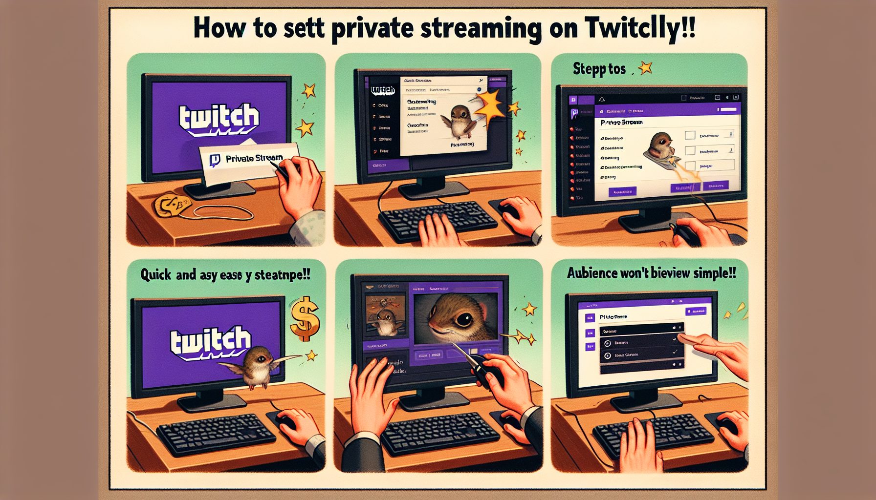 découvrez les étapes pour diffuser en mode privé sur twitch et atteindre votre audience cible en toute discrétion. suivez nos conseils pour une diffusion confidentielle et sécurisée sur la plateforme de streaming.