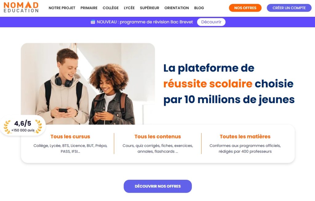 Comment Nomad Education révolutionne-t-il vos révisions sur mobile ? 2 nomadeducation.fr