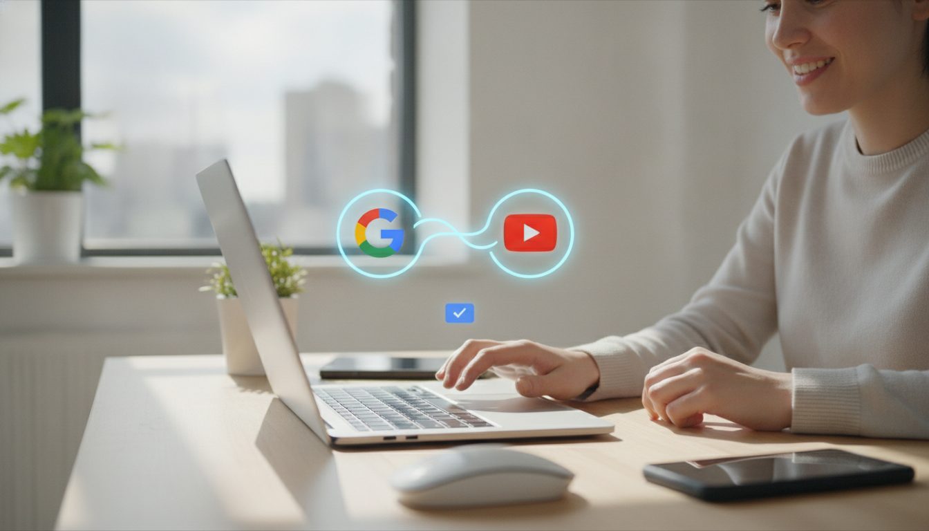 Comment lier et connecter votre compte Google à YouTube facilement ? 2 découvrez comment lier et connecter facilement votre compte google à youtube pour profiter pleinement de toutes les fonctionnalités et gérer vos abonnements en toute simplicité.
