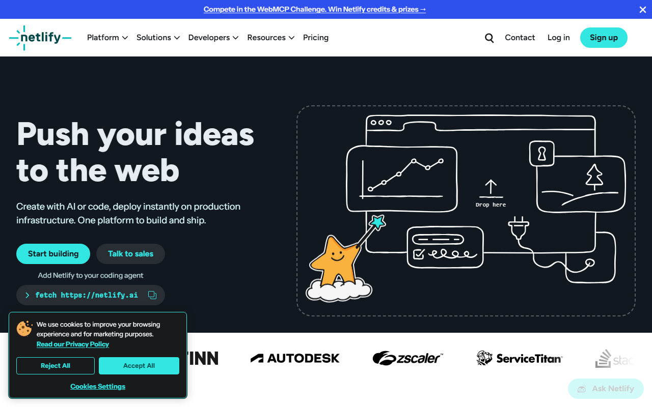 Avis Netlify 2026 : prix, fonctionnalités, avantages et limites 2 Netlify